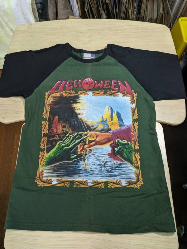 【服飾】 ビンテージ レア Tシャツ バンド 当時物? HELLOWEEN ハロウィン 20th Anniversary promodoro 半袖