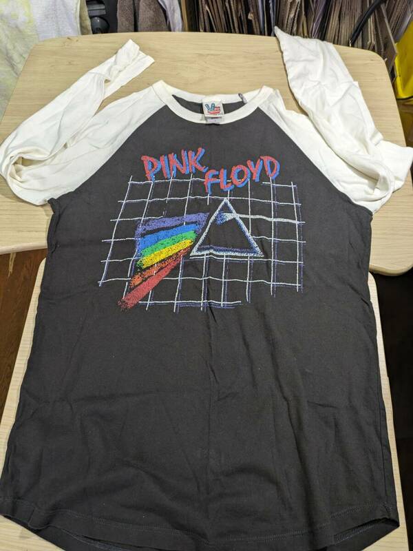 【服飾】 ビンテージ レア Tシャツ バンド 当時物? PINK FLOYD ピンクフロイド JUNKFOOD 長袖