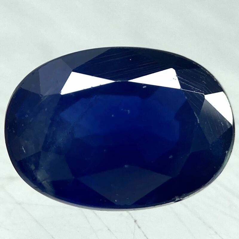 〔天然サファイア 1.142ct〕m約7.10×5.11mm ルース 裸石 宝石 ジュエリー sapphire corundum コランダム テDE0