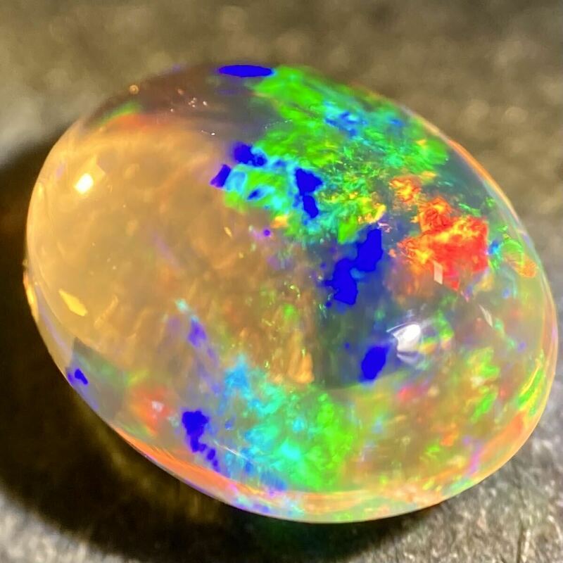 〔天然ファイヤーオパール1.523ct〕m 9.39×7.30mm ルース 裸石 fire opal 宝石 ジュエリー jewerly 