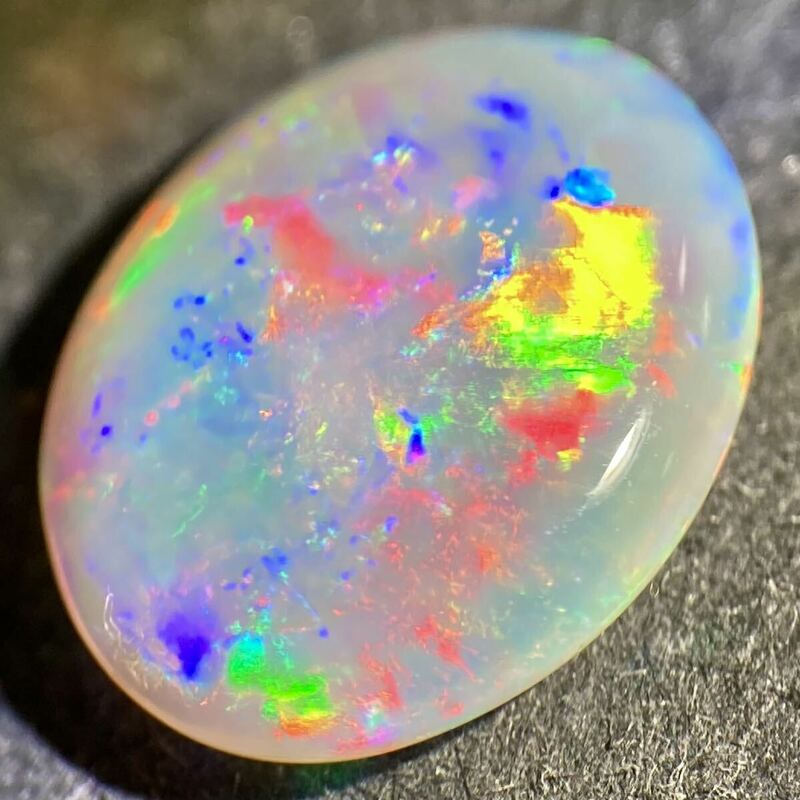 遊色効果抜群!!〔天然オパール1.197ct〕m 10.43×8.26mm ルース 裸石 opal 宝石 ジュエリー jewerly 