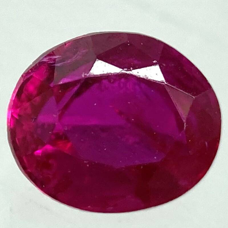 非加熱!!〔天然ルビー0.341ct〕M 約4.33×3.66mm ルース 裸石 corundum コランダム RUBY 宝石 ジュエリー ノーヒート nonheat