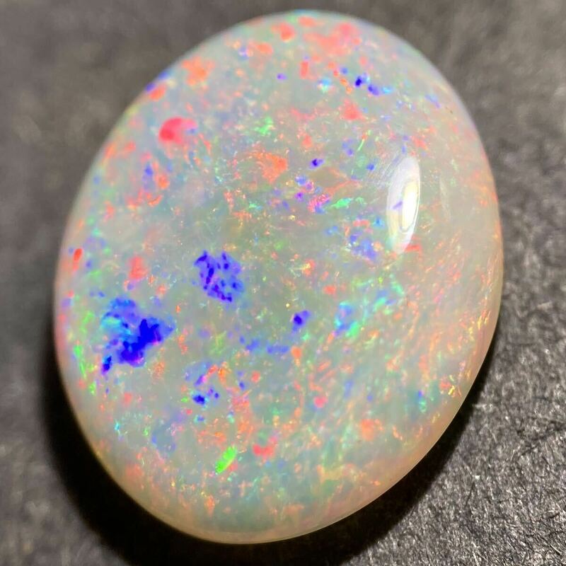 遊色効果抜群!!〔天然オパール2.509ct〕m 12.09×9.89mm ルース 裸石 opal 宝石 ジュエリー jewerly 