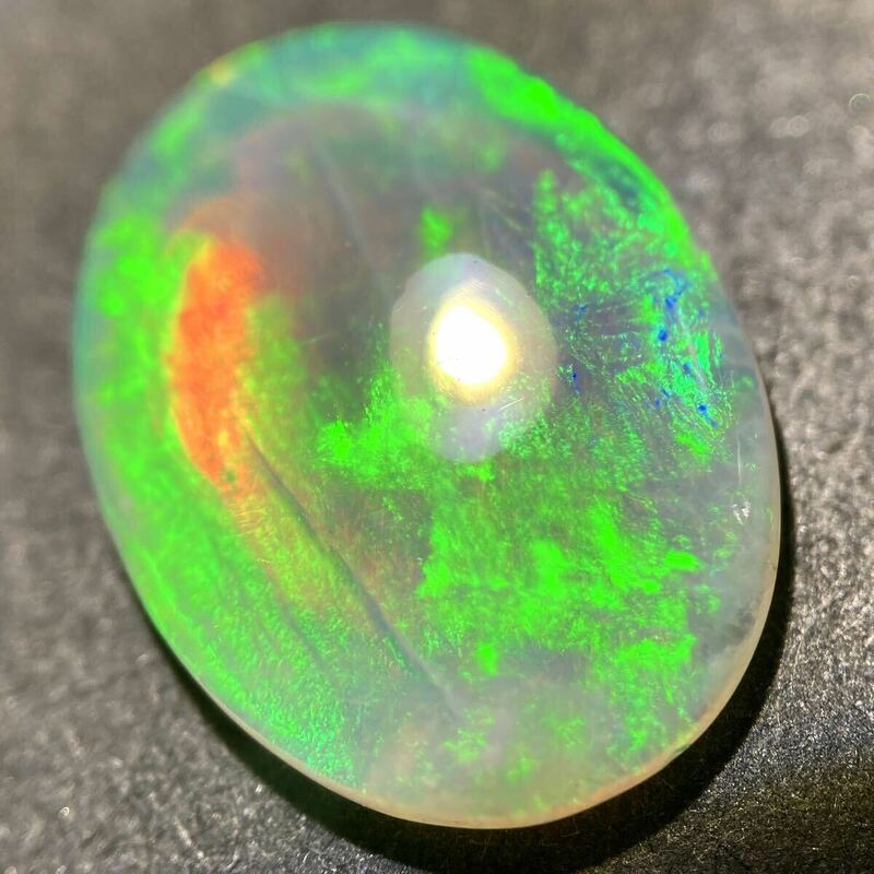 遊色効果抜群!!〔天然オパール3.751ct〕m 16.23×12.25mm ルース 裸石 opal 宝石 ジュエリー jewerly テDG0