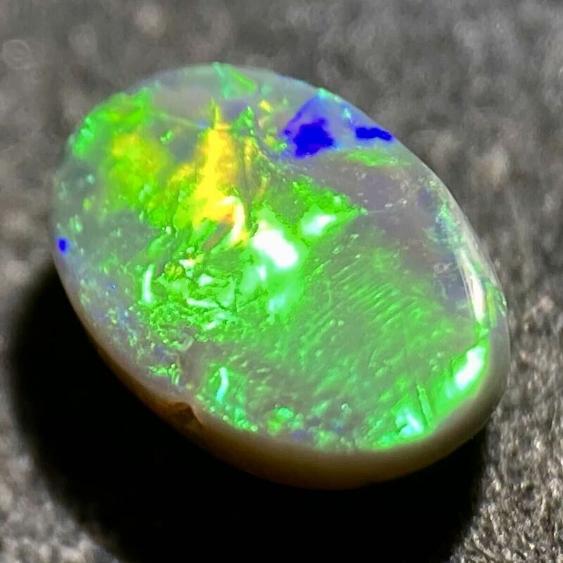 〔天然ブラックオパール0.156ct〕m 4.62×3.22mm ルース 裸石 opal 宝石 ジュエリー jewerly 