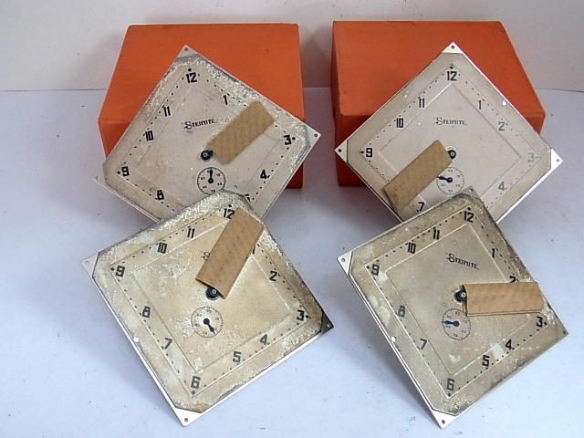 STEINITE置き時計　機械と文字板４個（未使用）7