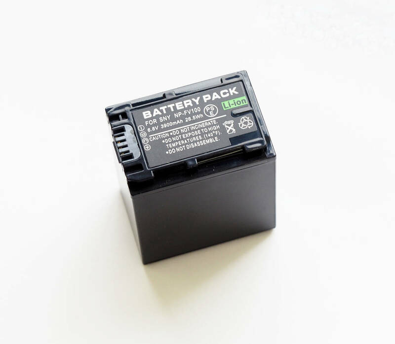 ■送料無料■NP-FV100■ソニー/SONY■3900mAh■PSE認証■互換バッテリー 保護回路内蔵 バッテリー残量表示可 / リチウムイオン充電池