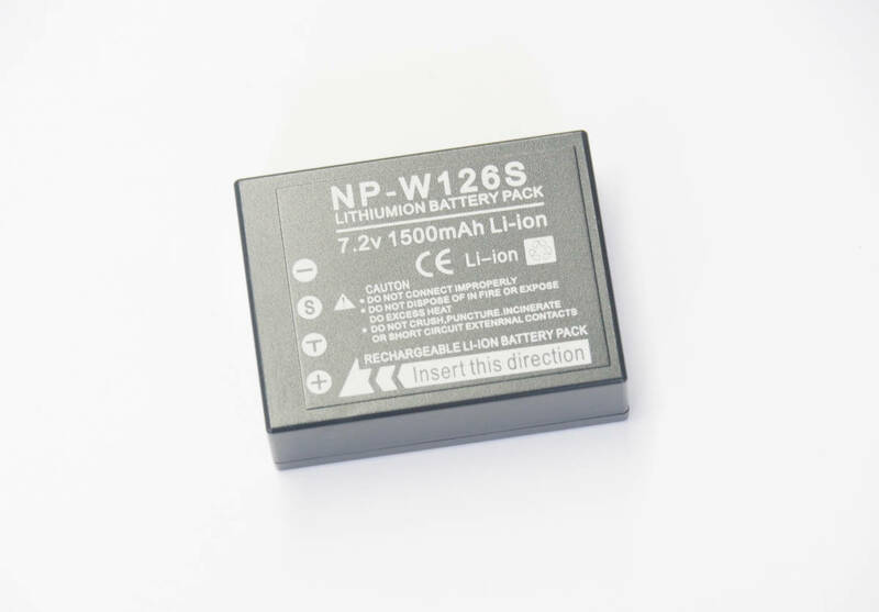 送料無料■NP-W126S■FUJIFILM 富士フィルム■1500mAh■互換バッテリー 保護回路内蔵/残量表示可/リチウムイオン充電池