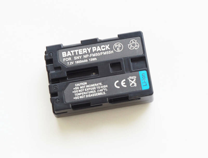 ■送料無料■NP-FM50■ソニー/SONY■1800mAh■PSE認証■互換バッテリー 保護回路内蔵 バッテリー残量表示可 / リチウムイオン充電池