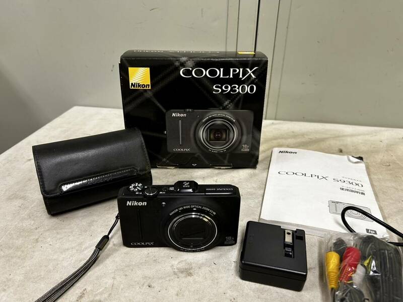 （79）Nikon ニコン COOLPIX S9300 クールピクス コンパクトデジタルカメラ ブラック 