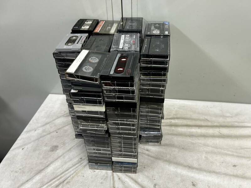 （206）1円〜 中古 カセットテープ 約200本 まとめ売り SONY maxell TDK など
