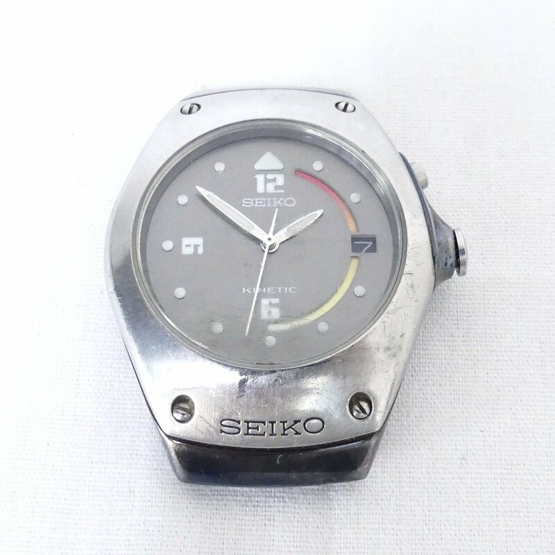 SEIKO セイコー KINETIC キネティック 5M42-0E30 アナログ 3針 腕時計 フェイスのみ 現状品 USED /2405C