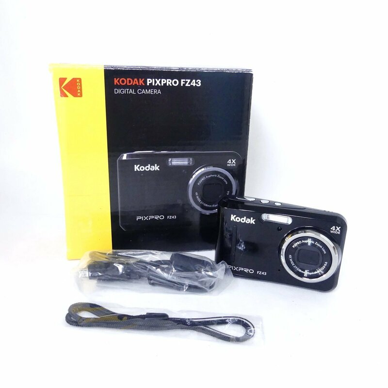 Kodak コダック PIXPRO FZ43 ブラック デジタルカメラ コンデジ 単3電池使用 簡易動作OK 美品 /2405C