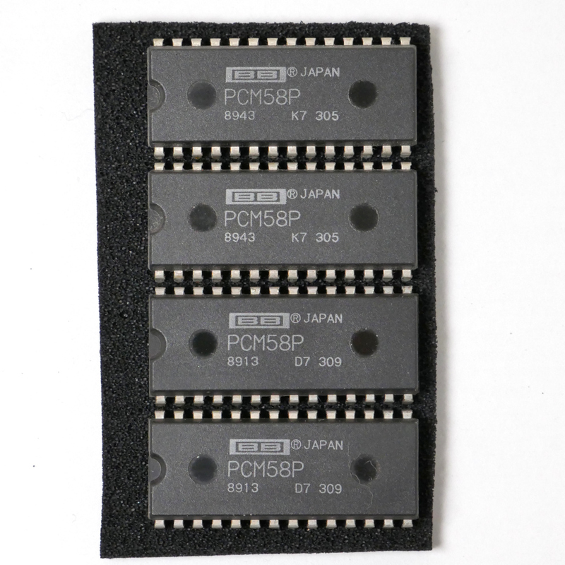 Burr-Brown バーブラウン PCM58P 18bit マルチビットDAC IC 4個セット オーディオDAC自作用等に