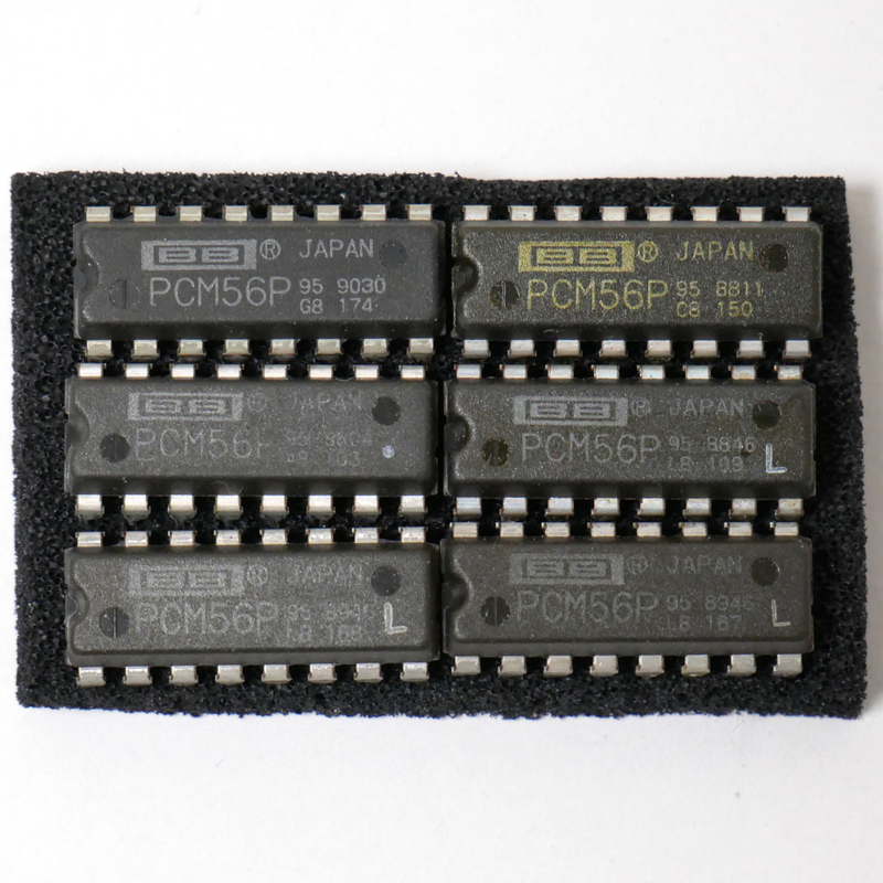 Burr-Brown バーブラウン PCM56P 16bit マルチビットDAC IC 6個セット オーディオDAC自作用等に