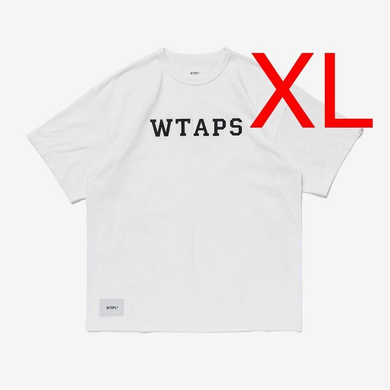 【XL】24SS WTAPS ACADEMY / SS / COTTON. COLLEGE Tシャツ WHITE 