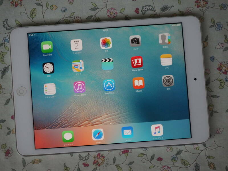 ☆彡 美品　Apple iPad mini　A1432　16GB　White＆Silver 【Wi-Fiモデル】