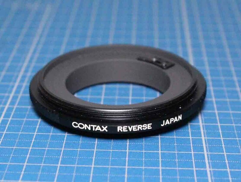 [is392]美品　コンタックス 逆付けリング 55mm CONTAX REVERSE RING リバースリング　接写リング　マクロ撮影