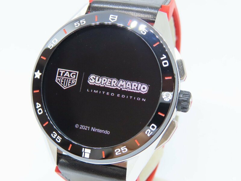【美品】タグホイヤー コネクテッド スーパーマリオ リミテッドエディション SBG8A13.EB0238 メンズ腕時計