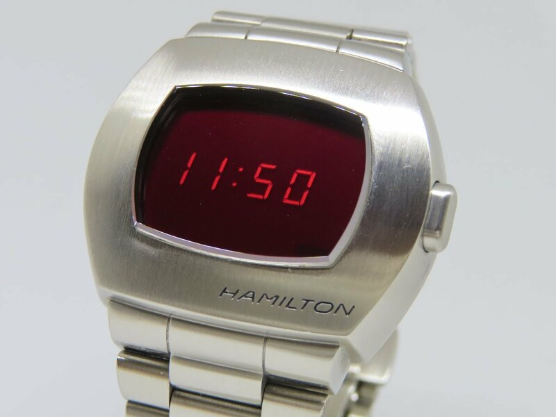 【美品】HAMILTON ハミルトン PSR パルサー50周年記念 H52414130 メンズ腕時計