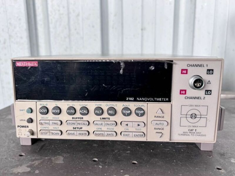 KEITHLEY ケースレー ナノボルトメータ 2182 中古品 NANOVOLTMETER 本体のみ