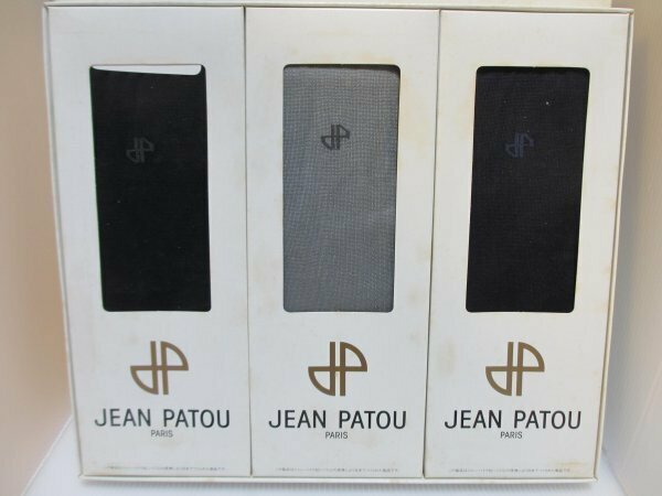 JAEN PATOU 紳士用靴下 色違い ソックス ３足セット