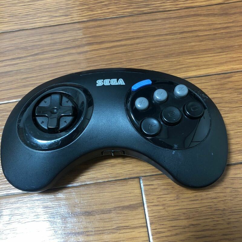 動作品　MD セガ コードレスパッド　メガドライブ SEGA ファイティングパッド6B