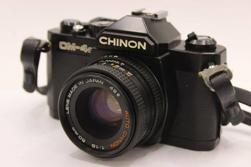 Y1150 チノン Chinon CM-4s Auto Chinon 50mm F1.9 フィルムカメラ ボディレンズセット ジャンク