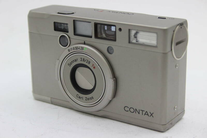 Y1156 コンタックス Contax T ix Carl Zeiss Sonnar 28mm F2.8 T＊ コンパクトカメラ ジャンク