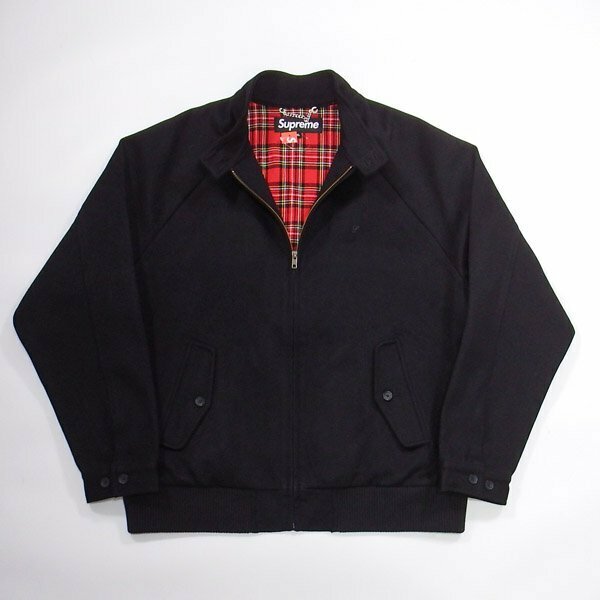 未使用品 Supreme Wool Harrington Jacket Black XL シュプリーム ハリントン ジャケット
