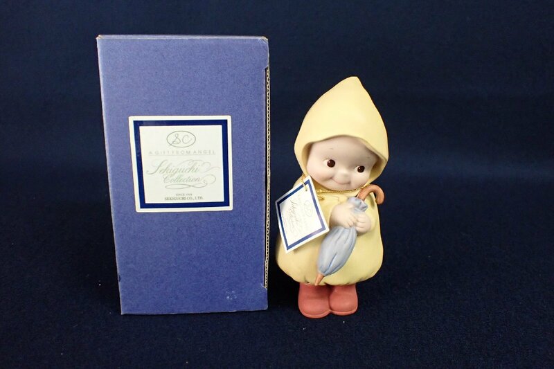 ★051504 sekiguchi collection セキグチコレクション キューピー 雨の日 人形 置き物 ★
