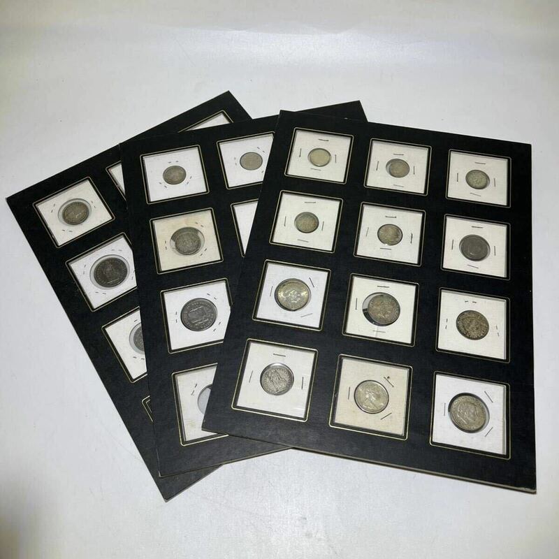 (3) 外国コイン 古銭　大量 銀貨 他 古銭まとめ 海外古銭 硬貨 
