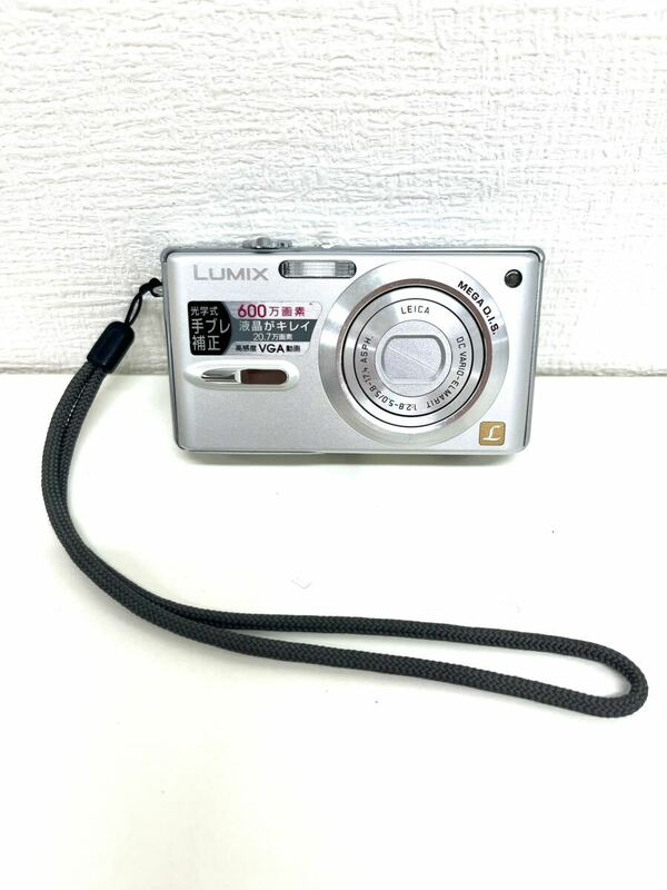 1円～ Panasonic パナソニック LUMIX DMC-FX9 コンパクトデジタルカメラ デジカメ シルバー系 手ブレ補正 600万画素 通電OK