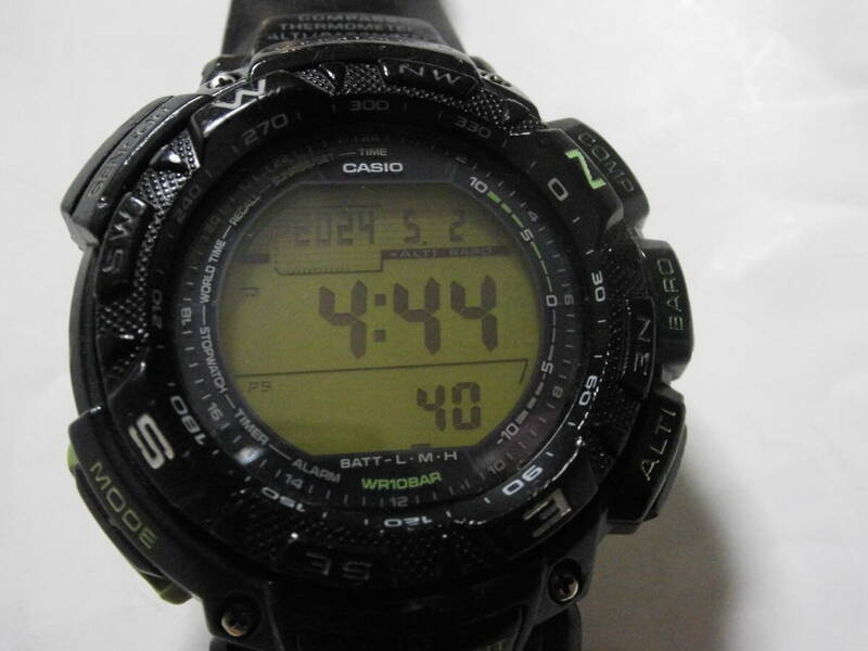 CASIO PRO TREK/カシオ プロトレック タフソーラー PRG-240 メンズ腕時計　稼働品