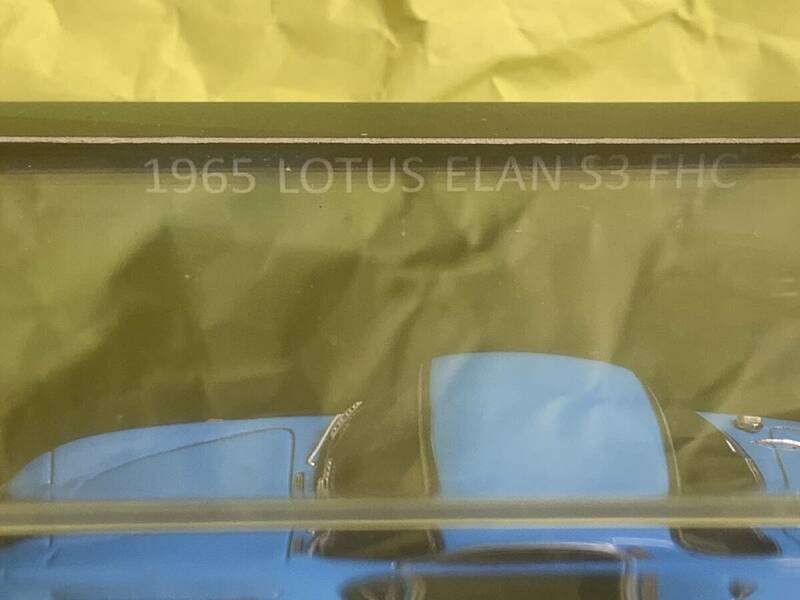 1965 LOTUS ELAN S3 FHC spark ミニカー　EBBRO