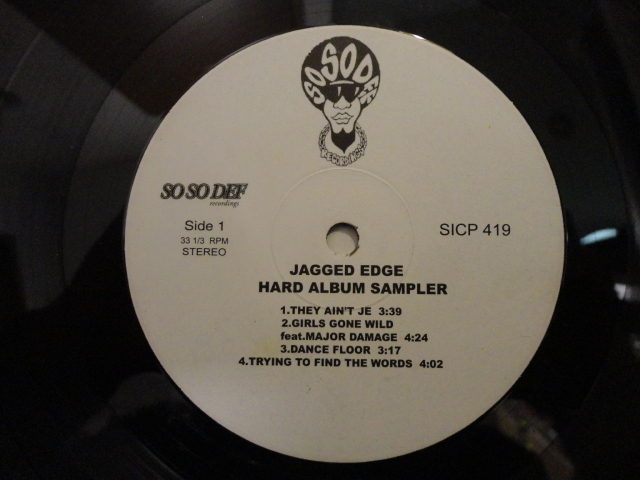 Jagged Edge - Hard Album Sampler レア 12EP スムースR&B Girls Gone Wild 収録　視聴