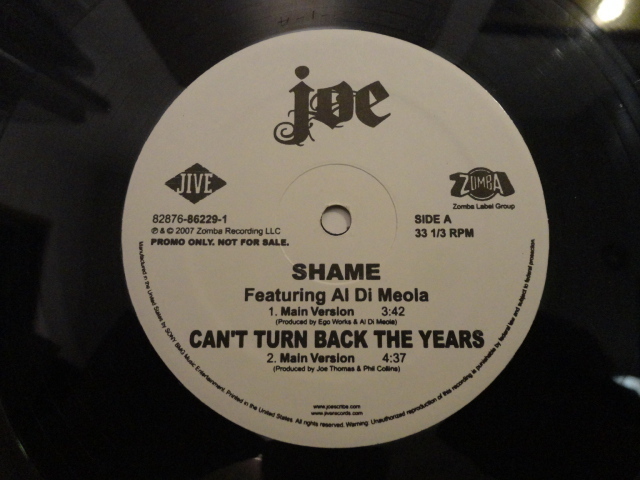 Joe Shame 最高VOCAL 哀愁メロウ 12EP Can't Turn Back The Years / Everyday / Thug 2Nite 収録　視聴