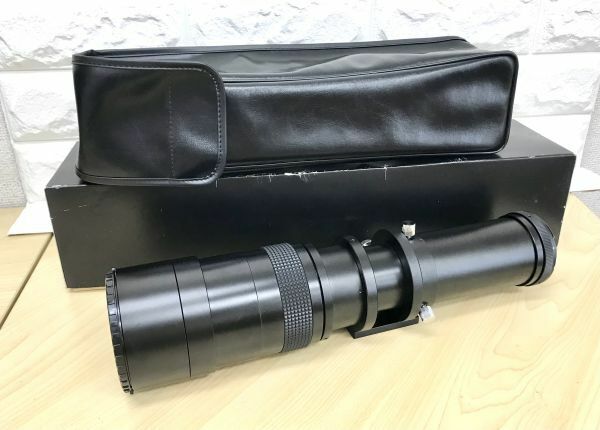 SUPER TELEPHOTO ZOOM LENS VARI 60SA 570-1000mm f9.5-16.6 T-MOUNT SYSTEM Canon 超望遠ズームレンズ 動作未確認 ケース付 fah 5J025S