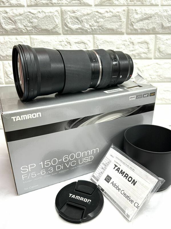 TAMRON タムロン SP 150-600mm F5-6.3 Di VC USD for Canon 超望遠 ズーム キヤノン 動作未確認 fah 5K402