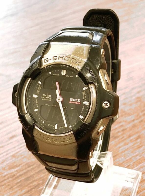 CASIO カシオ G-SHOCK Gショック GIEZ ジーズ GS-300 デジアナ クォーツ メンズ 腕時計 fah 5H637A