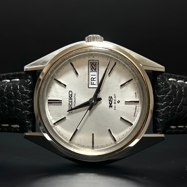 1円～ OH済み 1968年製造 SEIKO セイコー 56KAW 56KS キングセイコー デイト 25石 メダリオン 自動巻き 腕時計