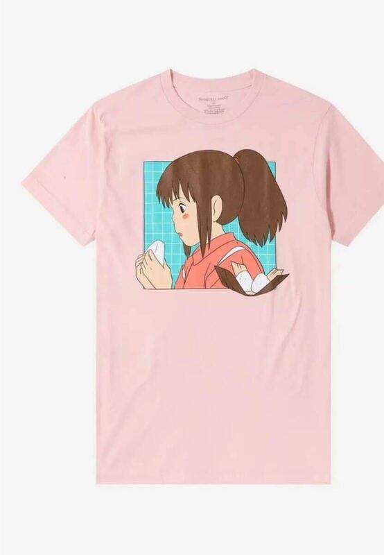 スタジオジブリ　千と千尋の神隠し　千尋　おにぎり　Tシャツ　Lサイズ