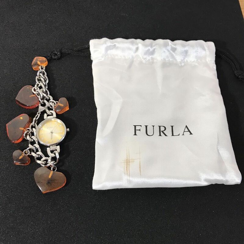 ●5-258 FURLA フルラ 腕時計 時計 ブレスレット ハート女性用 レディース 