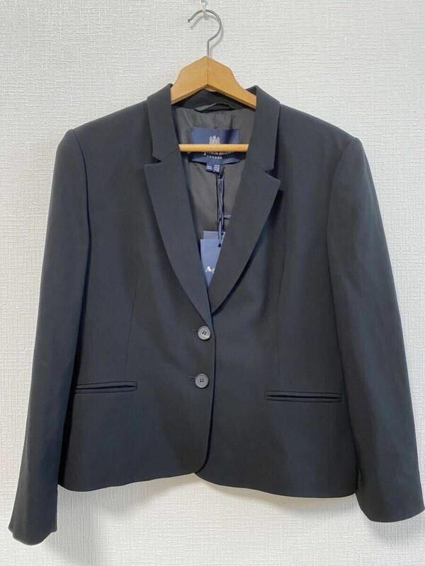 5-237 Aquascutum アクアスキュータム ジャケット テーラードジャケット テーラード アウター 長袖 黒 ブラック レディース 女性用