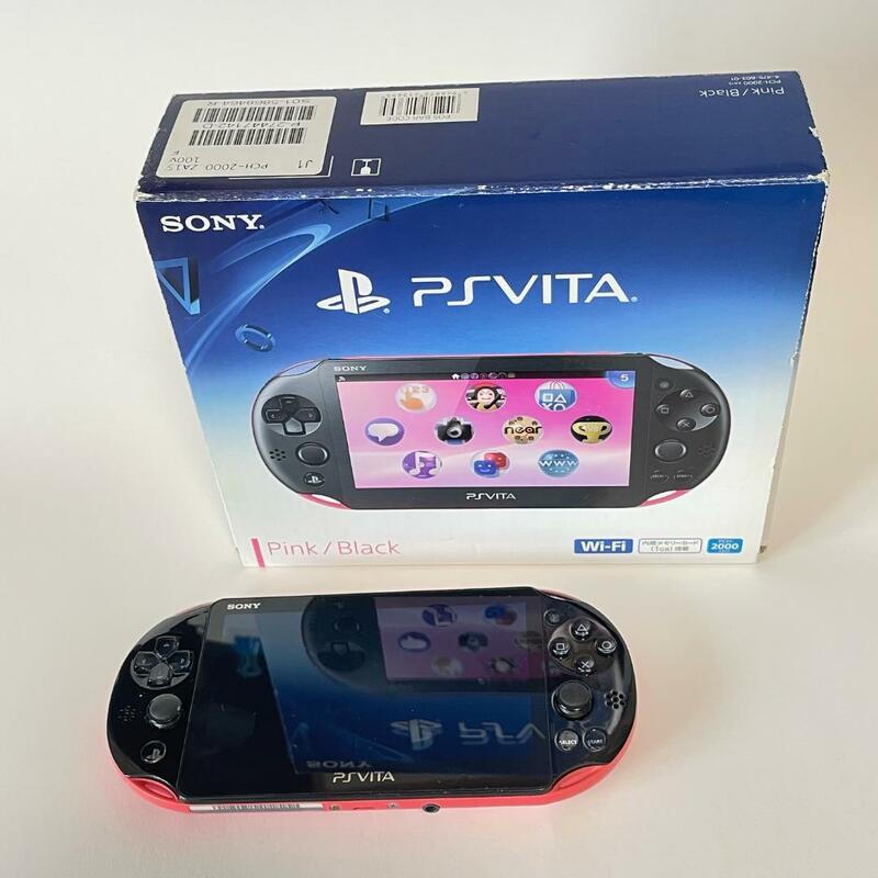 ソニー PS VITA ゲーム 本体 PCH-2000 ピンク ブラック