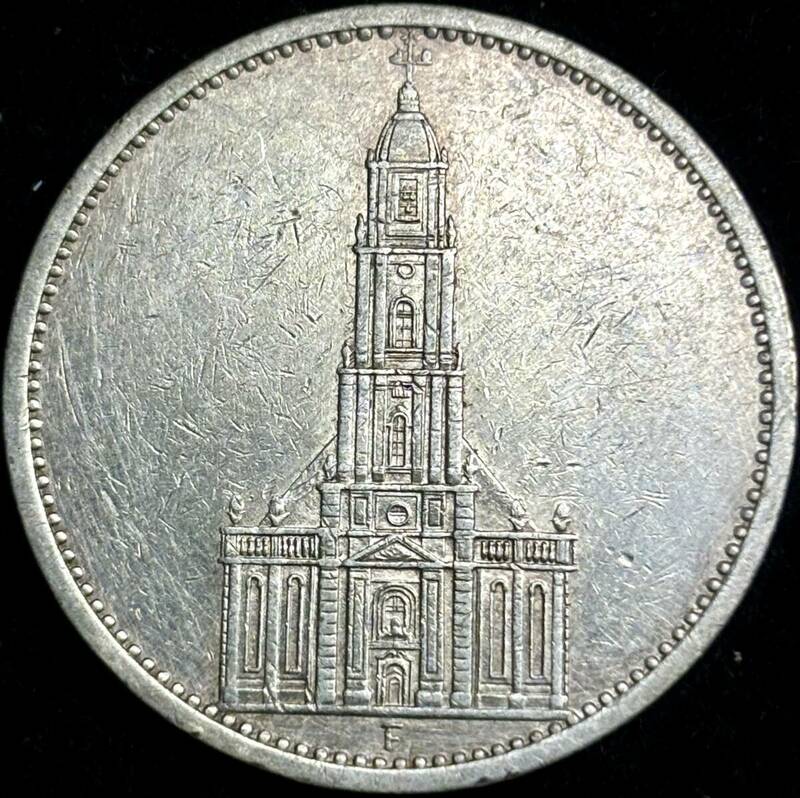 【ドイツ銀貨】(1934年② 14.0g 直径29mm)