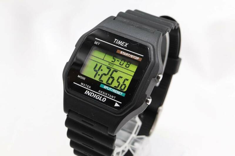 【W144-28】動作品 TIMEX INDIGLO タイメックス インディグロ デジタル 腕時計 メンズ【送料全国一律185円】