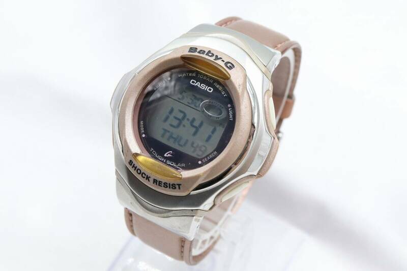 【W148-17】動作品 CASIO Baby-G カシオ ベイビージー デジタル ソーラー 腕時計 BGR-271L レディース【送料全国一律185円】