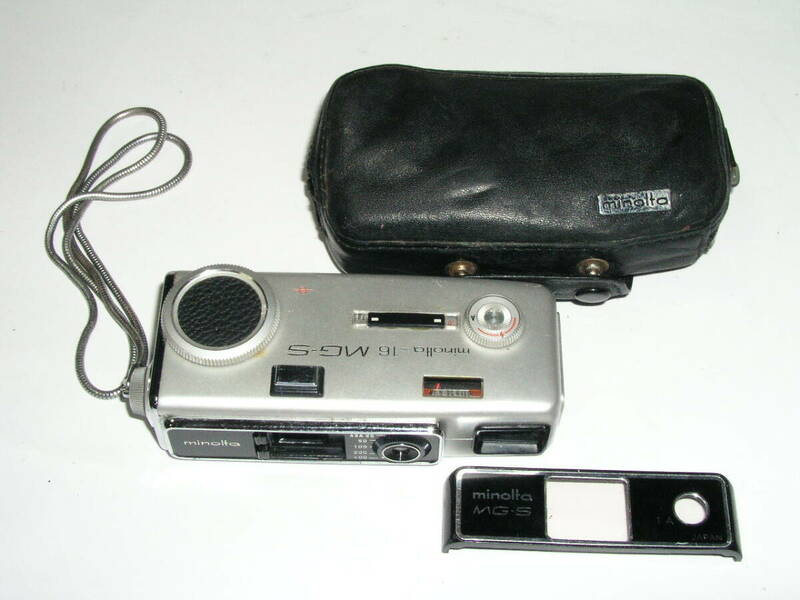 6195●● minolta-16 MG-S、ミノルタ16 MG-S 16mmスチルカメラ 1969年発売 ●
