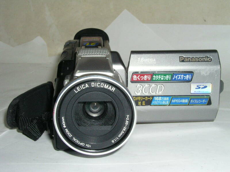 6178●● Panasonic NV-MX2500、MmniDVテープ式ビデオカメラ ●96